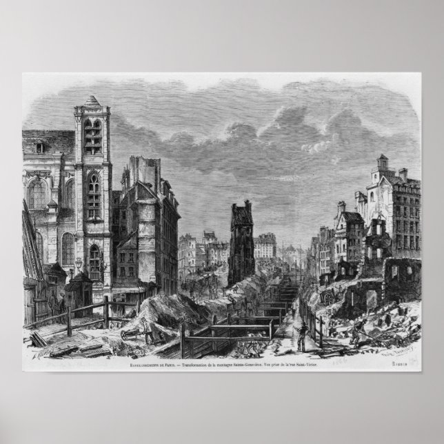 Póster Melhorias em Paris (Frente)