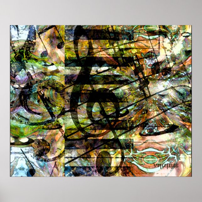 Poster Meloday em cascata (Frente)