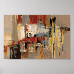 Póster Melodia para a guitarra e o saxofone