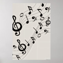 Melodias Dançantes: Padrão de Notas Musicais Fluíd