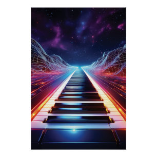 Póster Melodias digitais