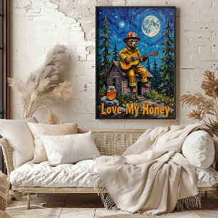 Poster Melodias Honradas: Urso no Telhado