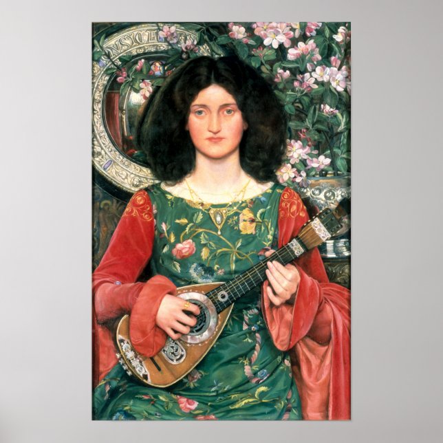 Póster Melody (Música) por Kate Bunce (1897) (Frente)