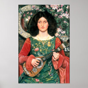 Póster Melody (Música) por Kate Bunce (1897)