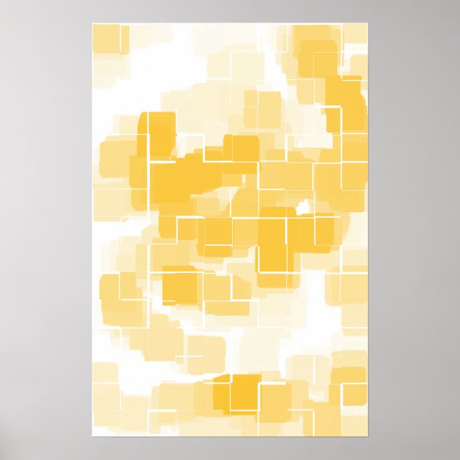 Póster "Melon" Arte Geométrica (Frente)