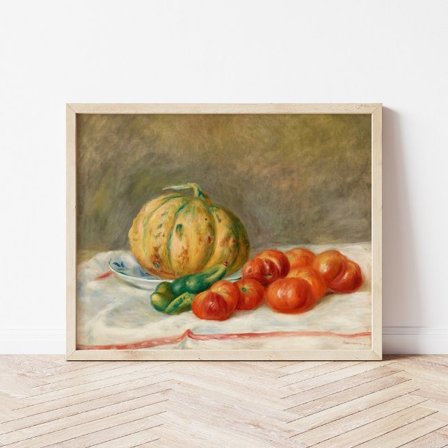 Poster Melon et Tomates | Pierre-Auguste Renoir (Criador carregado)