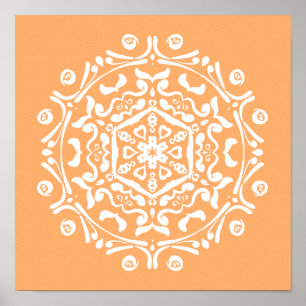 Póster Melon Mandala