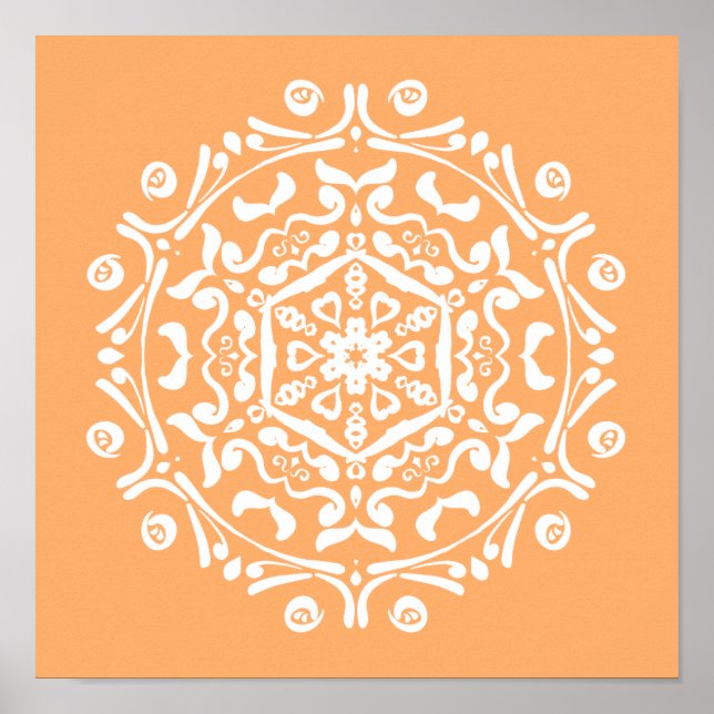 Póster Melon Mandala (Frente)