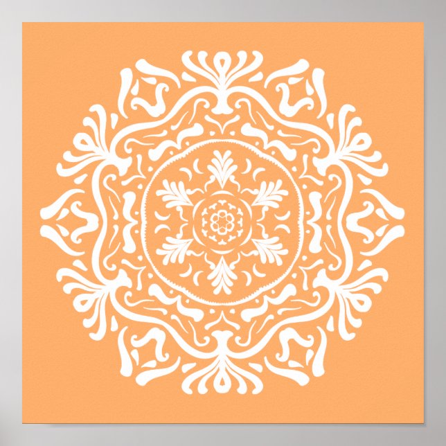Póster Melon Mandala (Frente)