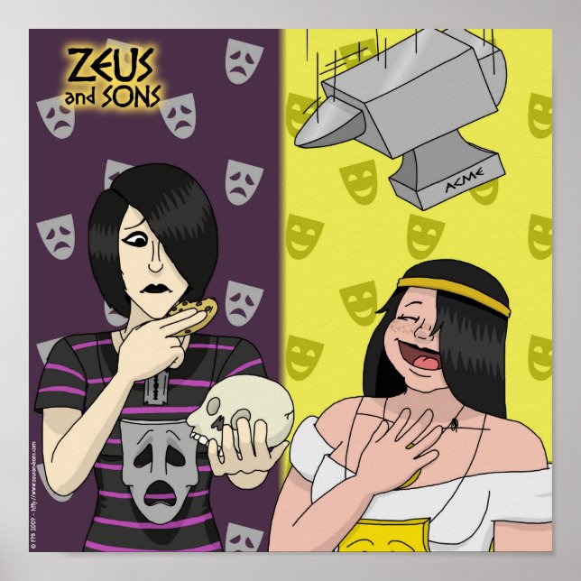 Póster Melpomene e Thalia (Frente)