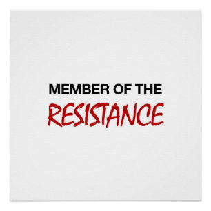 Póster Membro da Resistência