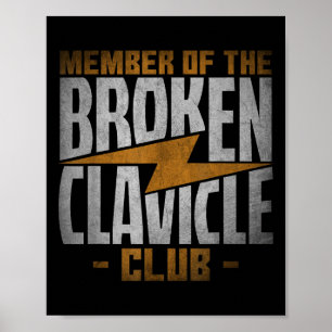 Poster Membro do Clube da Clavícula Quebrada - Cotações d