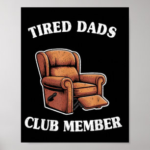 Poster Membro do clube dos pais cansados poltrona humor m
