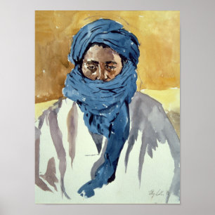 Póster Membro duma tribo Timbuctoo 1991 do Tuareg