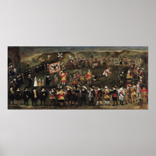 Póster Membros da fraternidade de St. Barbara