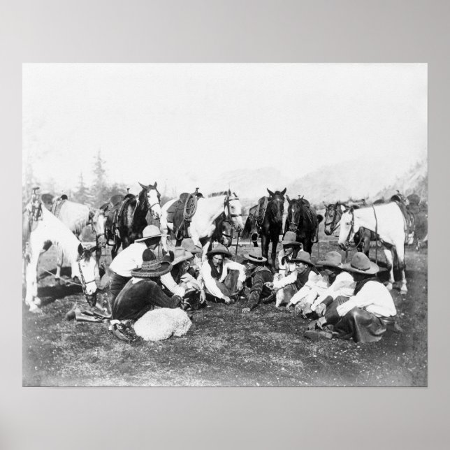 Póster Membros do show selvagem do oeste do projeto de le (Frente)