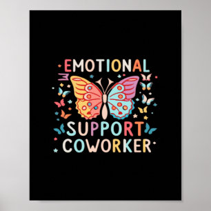 Poster Meme Clássico Clássico de Ajuda Emocional do Colab