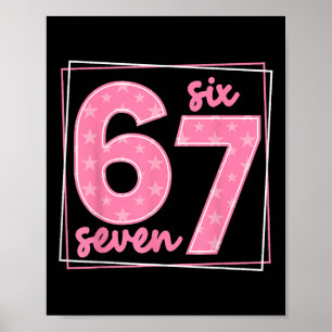 Poster Meme de aniversário engraçado número 67 67