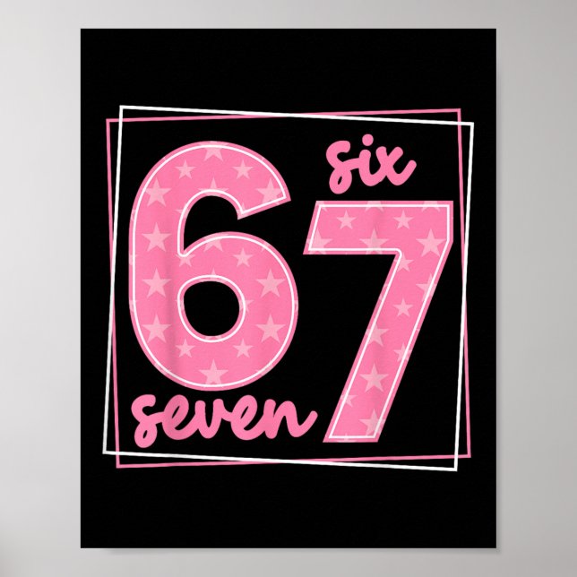 Poster Meme de aniversário engraçado número 67 67  (Frente)