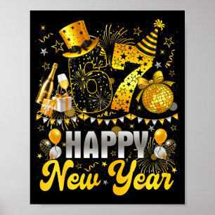 Poster Meme Divertido 67 Feliz Ano Novo 2026 Família Six