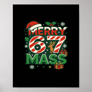 Poster Meme Divertido Feliz 67 M Cana de Açúcar Natal Núm