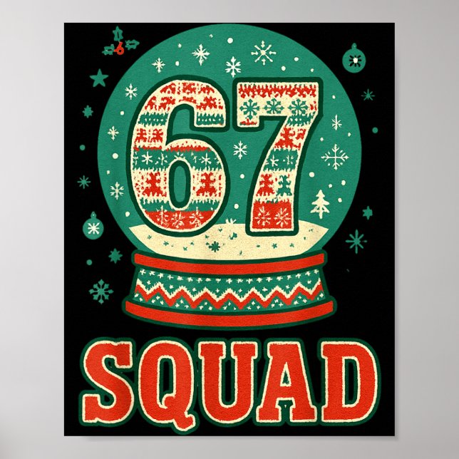 Poster Meme Divertido Seis Sete 6 7 (Frente)