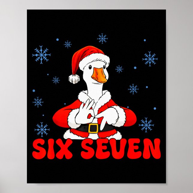 Poster Meme Engraçado 67 Ganso Bobo Natal 67 Meme Natal B (Frente)