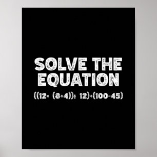 Poster Meme engraçado 67 Pemdas professor de matemática e