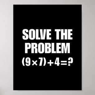 Poster Meme engraçado 67 Pemdas Professor de Matemática E
