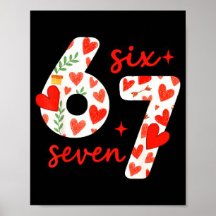 Poster Meme engraçado do Dia dos Namorados 67 Seis Sete C