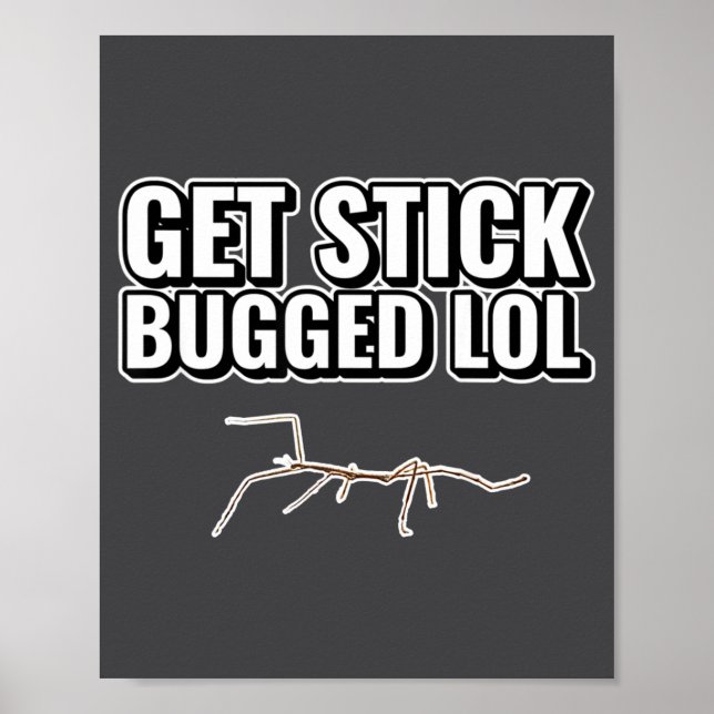 Poster Meme Incrível Fica Bugado de Pau Lol Piada Dançant (Frente)