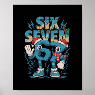 Poster Meme Infantil 67 Seis Sete 6 7 Brainrot Italiano C