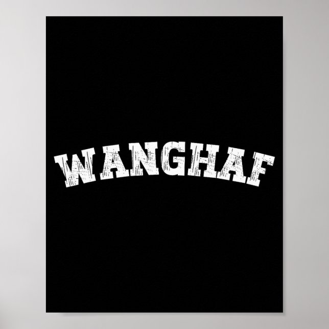 Poster Meme Wanghaf Engraçado  (Frente)