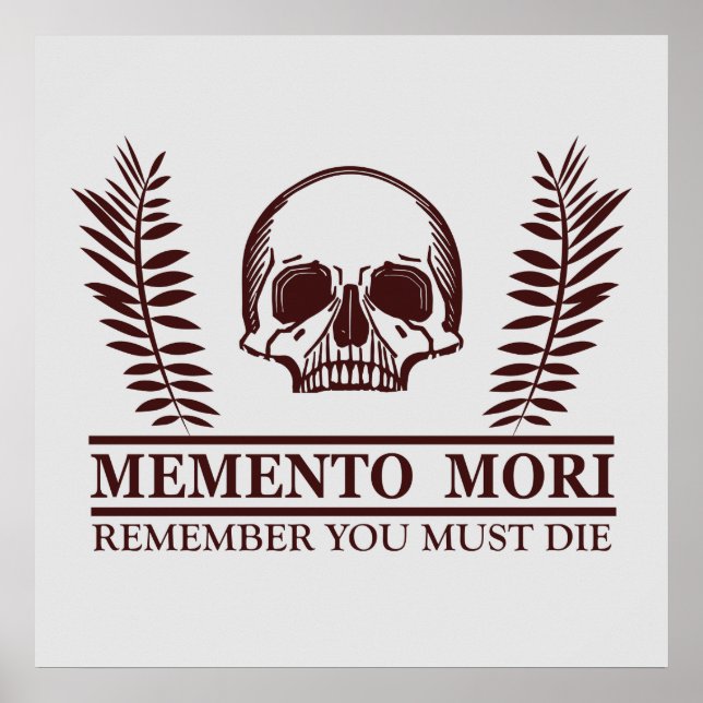 Poster memento mori (Frente)