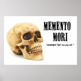 Poster Memento Mori - Caveira