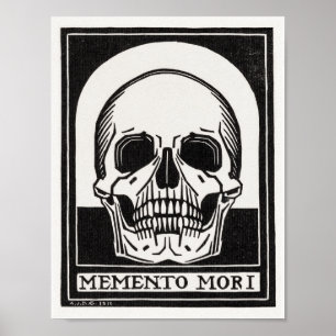 Poster Memento Mori Skull Art