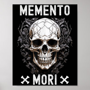 Poster Memento Mori Stoic Mortalidade Stoicismo Filosofia