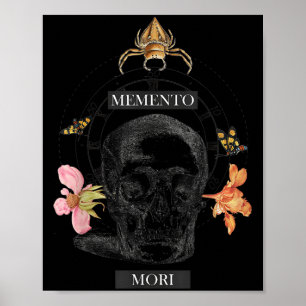 Poster Memento Mori Stoicismo Filosofia Stoic