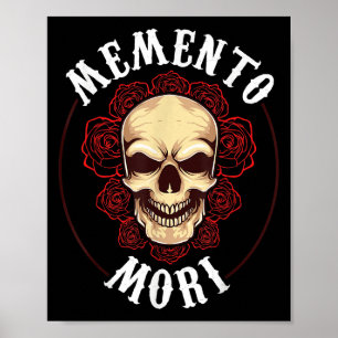 Poster Memento Mortalidade Estoicismo de Filosofia Estáti