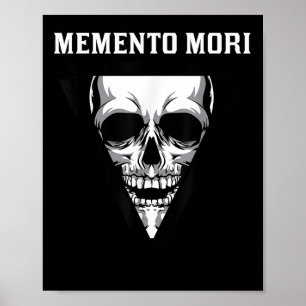 Poster Memento Mortalidade Estoico Filosofia Estoicismo Q