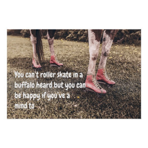 Póster Memes engraçados da vaca com imagens bonitos com