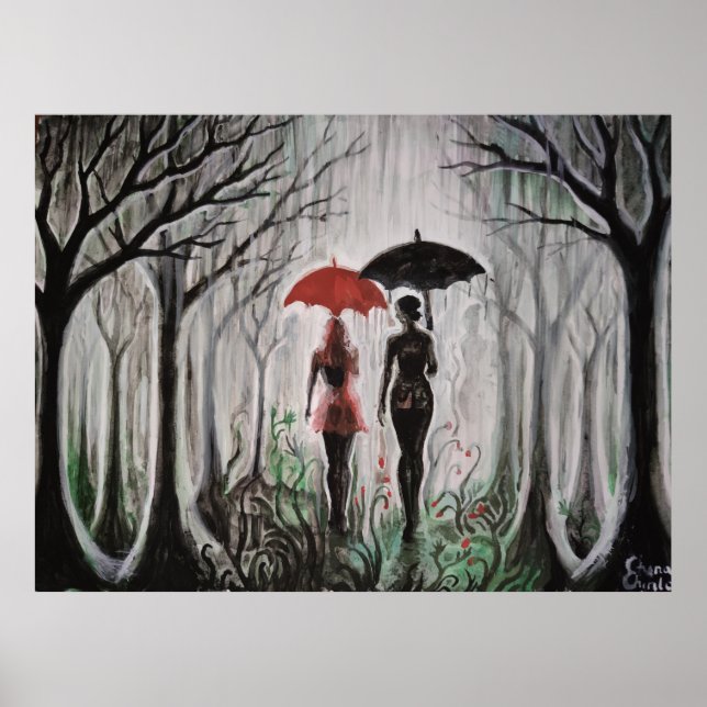 Poster Memória da chuva (Frente)