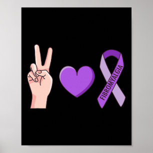 Poster Memória de Consciência da Fita Roxa do Amor Lupus