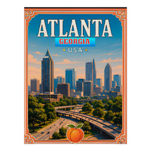 Póster 🌮 Memória de Férias em Atlanta Geórgia