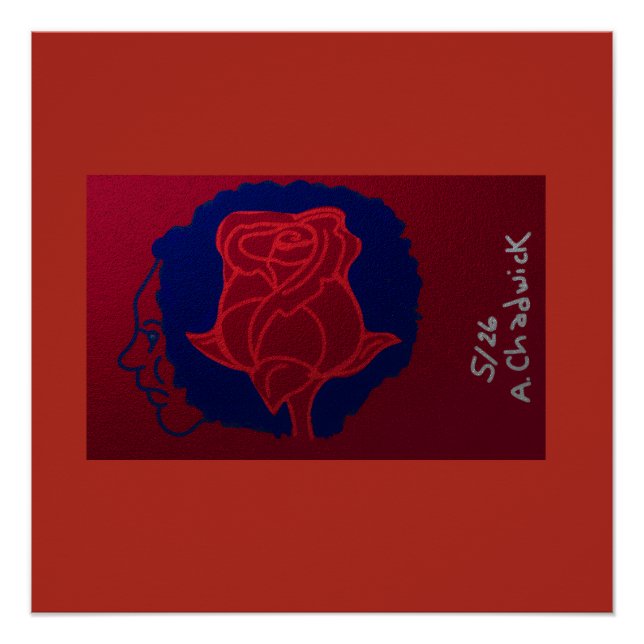 Póster Memória de uma Rosa (Frente)