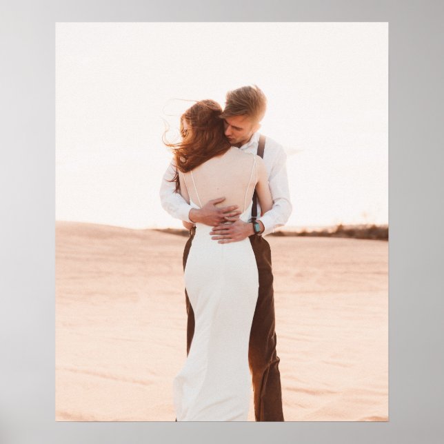 Poster Memória Fotográfica de Casamento Novamente Semanas (Frente)