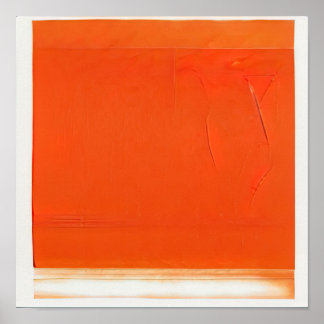 Poster Memória fotográfica laranja