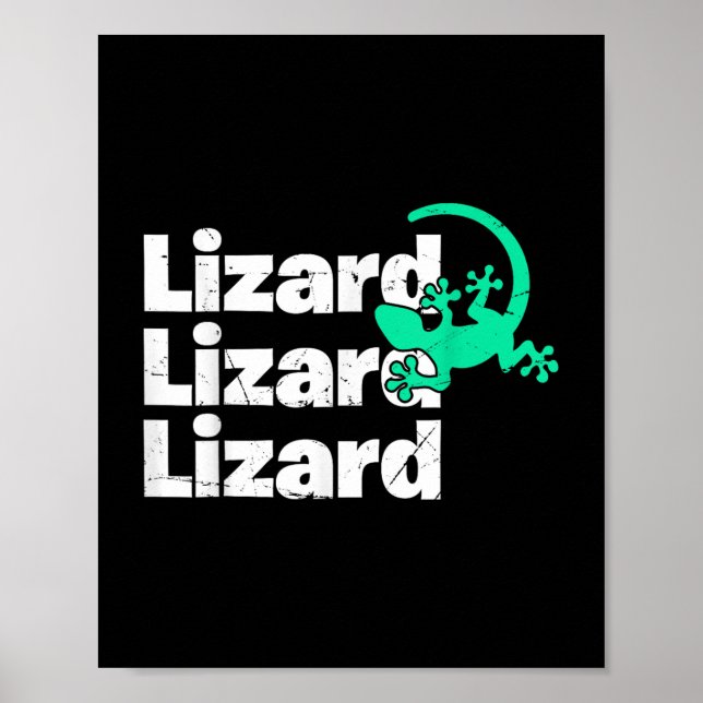Poster Memória Funny Lizard Lizard Lizard _2 (Frente)
