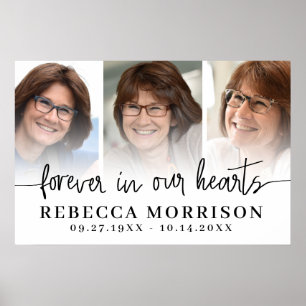 Poster Memorial 3 Fotos Roteiro Para Sempre Em Nossos Cor