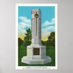 Póster Memorial à opinião de soldado desconhecido